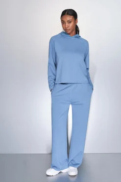 Dash and Stars Sudadera tacto suave azul Online