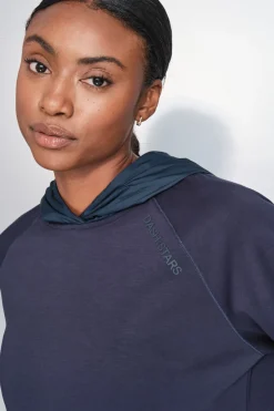 Dash and Stars Sudadera tacto suave oscuro azul New