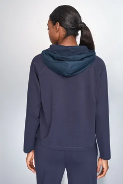 Dash and Stars Sudadera tacto suave oscuro azul New