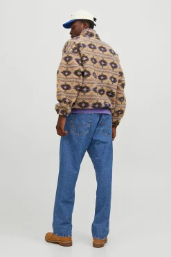 Jack & Jones Sudadera teddy gris Sale