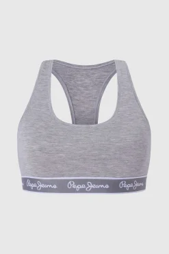 Pepe Jeans Sujetador bralette gris Sale