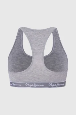 Pepe Jeans Sujetador bralette gris Sale