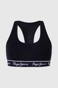 Pepe Jeans Sujetador bralette negro Discount