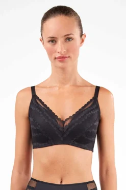 Gisela Sujetador capacidad sin aro en color negro New
