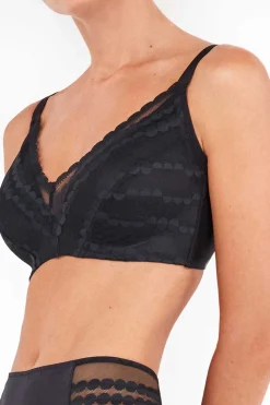 Gisela Sujetador capacidad sin aro en color negro New