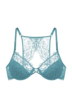 Dorina Sujetador demi con relleno ligero verde Clearance