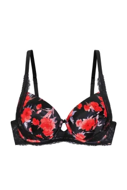 Dorina Sujetador Demi floral con relleno Anahi negro Sale
