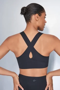 Dash and Stars Sujetador deportivo COMPRESSIVE negro Best