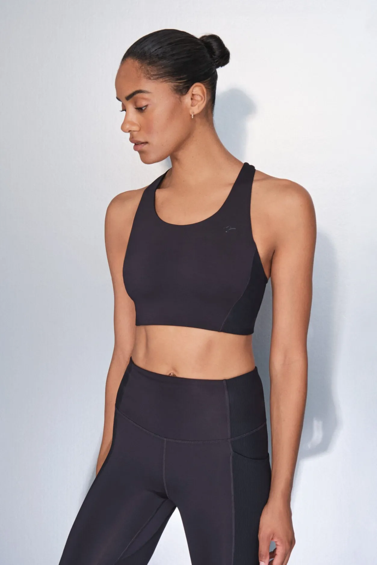 Dash and Stars Sujetador deportivo 4D Stretch negro Best