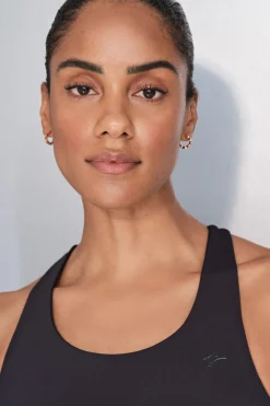 Dash and Stars Sujetador deportivo 4D Stretch negro Best