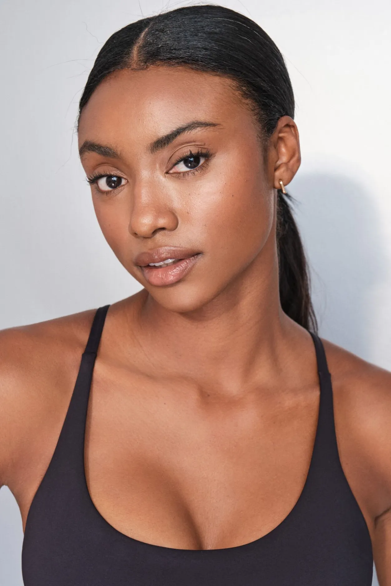 Dash and Stars Sujetador deportivo 4D STRETCH animal print negro Outlet