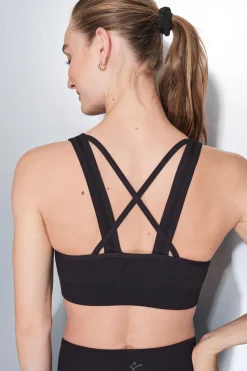 Dash and Stars Sujetador deportivo SEAMLESS FIT negro Clearance