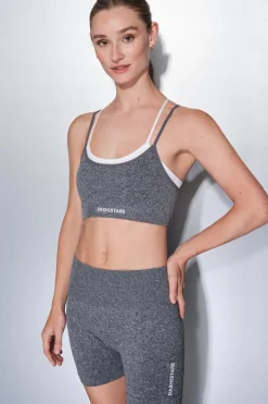 Dash and Stars Sujetador deportivo SEAMLESS COMFORT gris New