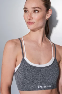 Dash and Stars Sujetador deportivo SEAMLESS COMFORT gris New