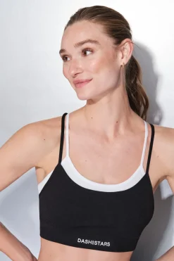 Dash and Stars Sujetador deportivo SEAMLESS COMFORT negro Best