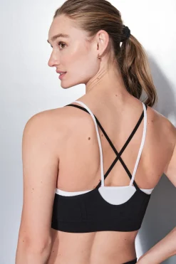 Dash and Stars Sujetador deportivo SEAMLESS COMFORT negro Best