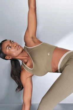 Dash and Stars Sujetador deportivo SEAMLESS COMFORT kaki verde Best