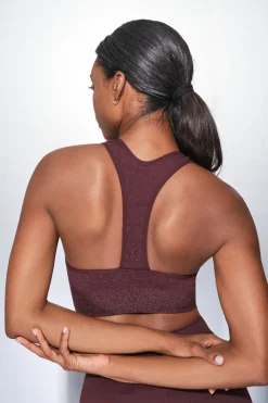 Dash and Stars Sujetador deportivo SEAMLESS COMFORT morado burdeos Hot