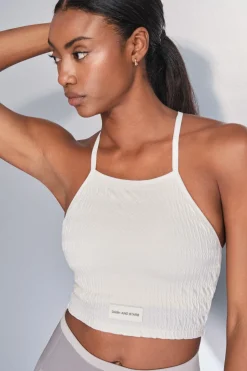 Dash and Stars Sujetador deportivo SEAMLESS COMFORT smock blanco beige Sale