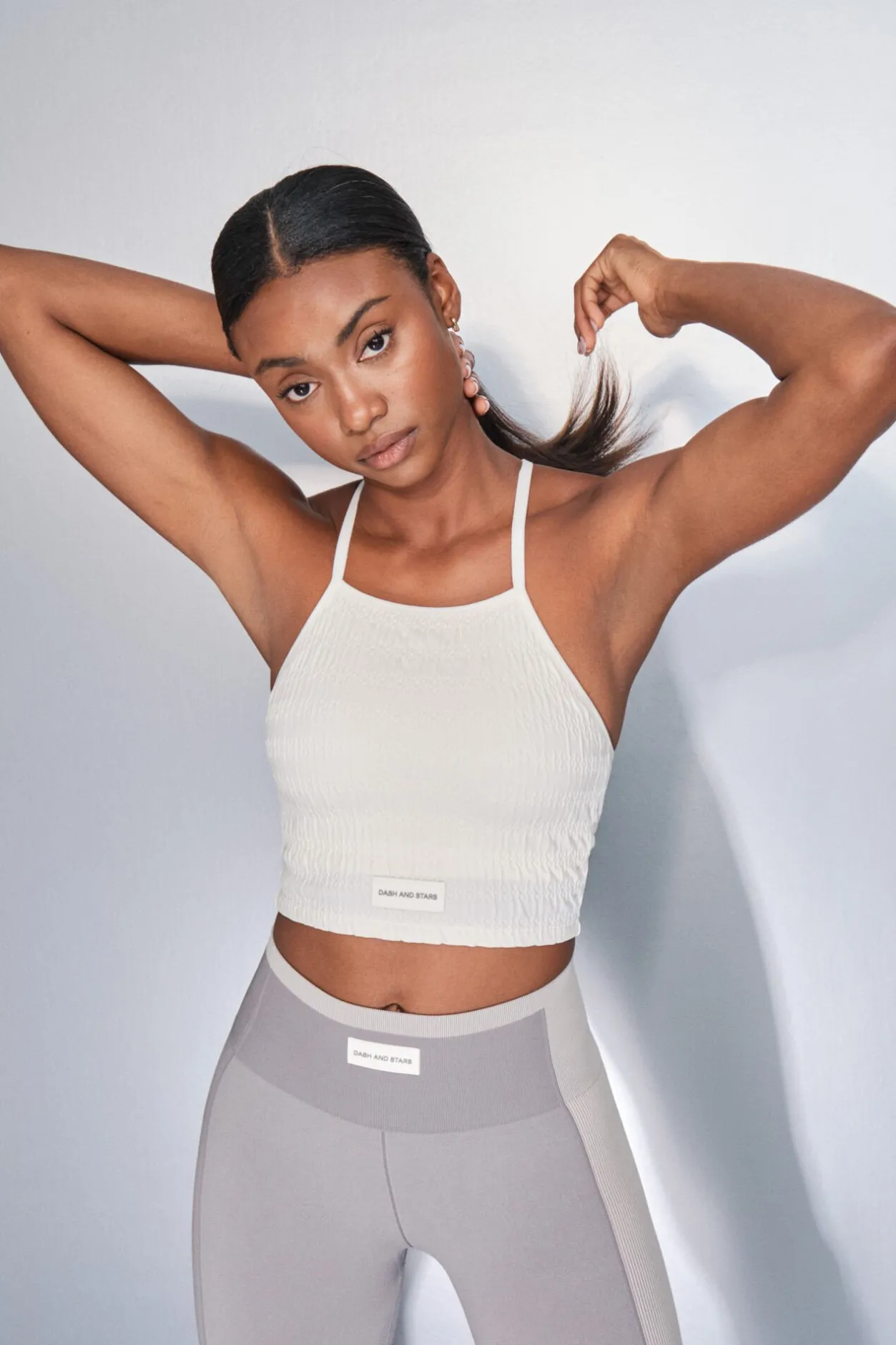Dash and Stars Sujetador deportivo SEAMLESS COMFORT smock blanco beige Sale