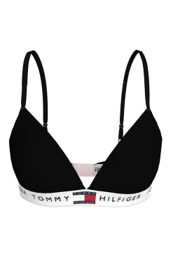 Tommy Jeans Sujetador deportivo sin aro negro Clearance