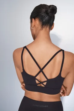 Dash and Stars Sujetador deportivo SOFT MOVE negro Hot