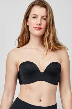 Gisela Sujetador desmontable escote extremo negro Hot