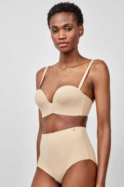Gisela Sujetador desmontable escote extremo nude Sale