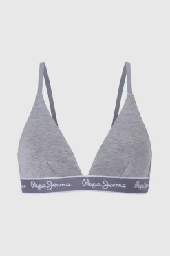 Pepe Jeans Sujetador en algodón y modal gris Outlet