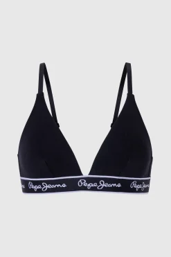 Pepe Jeans Sujetador en algodón y modal negro Clearance