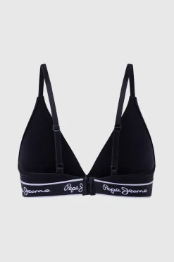 Pepe Jeans Sujetador en algodón y modal negro Clearance