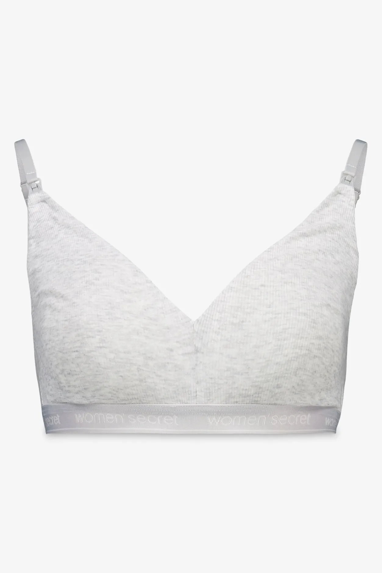 Women'secret Sujetador 'maternity' NATURAL algodón gris Best