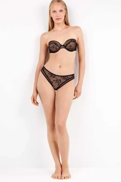 Gisela Sujetador multiposición All Over encaje negro Hot