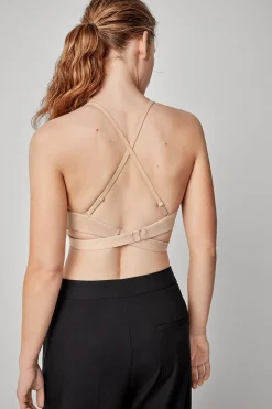 Gisela Sujetador multiposición escote nude