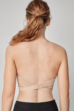 Gisela Sujetador multiposición escote nude