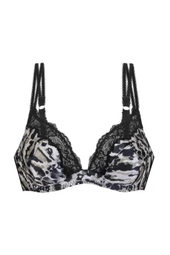 Dorina Sujetador Origins cobertura total estampado negro Online