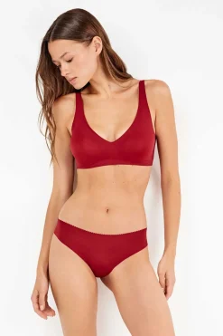 Gisela Sujetador push up con foam extraíble rojo Sale