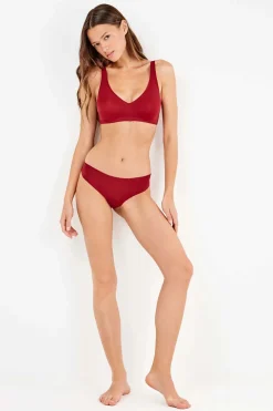 Gisela Sujetador push up con foam extraíble rojo Sale