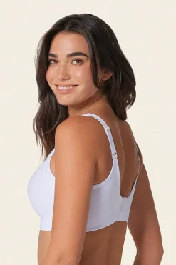 Leonisa Sujetador sin aro ultracómodo de alto soporte y cubrimiento Everyday Bra blanco Discount