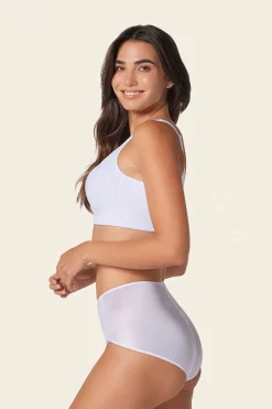 Leonisa Sujetador sin aro ultracómodo de alto soporte y cubrimiento Everyday Bra blanco Discount