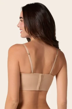 Leonisa Sujetador sin tirantes Antigravedad Nueva Edición - Máximo soporte - No se cae beige Sale