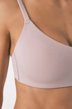 Women'secret Sujetador tipo top algodón beige nude Best