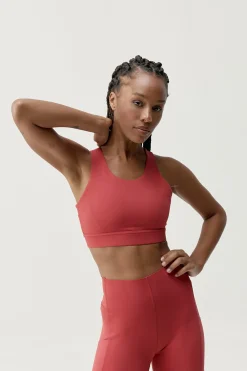 Born Living Yoga Sujetador top deportivo Denise coral rojo Discount
