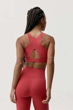 Born Living Yoga Sujetador top deportivo Denise coral rojo Discount
