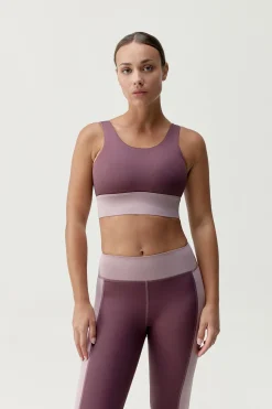Born Living Yoga Sujetador top deportivo Maiko rosa estampado Sale