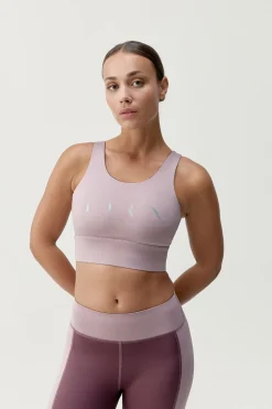 Born Living Yoga Sujetador top deportivo Maiko rosa estampado Sale