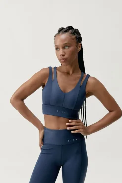 Born Living Yoga Sujetador top deportivo Maan azul Outlet
