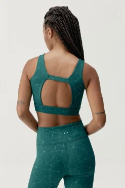 Born Living Yoga Sujetador top deportivo Organic verde Clearance