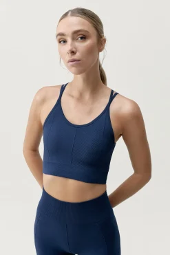 Born Living Yoga Sujetador top deportivo Sarvan azul Sale