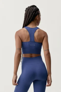 Born Living Yoga Sujetador top deportivo Zina azul Clearance